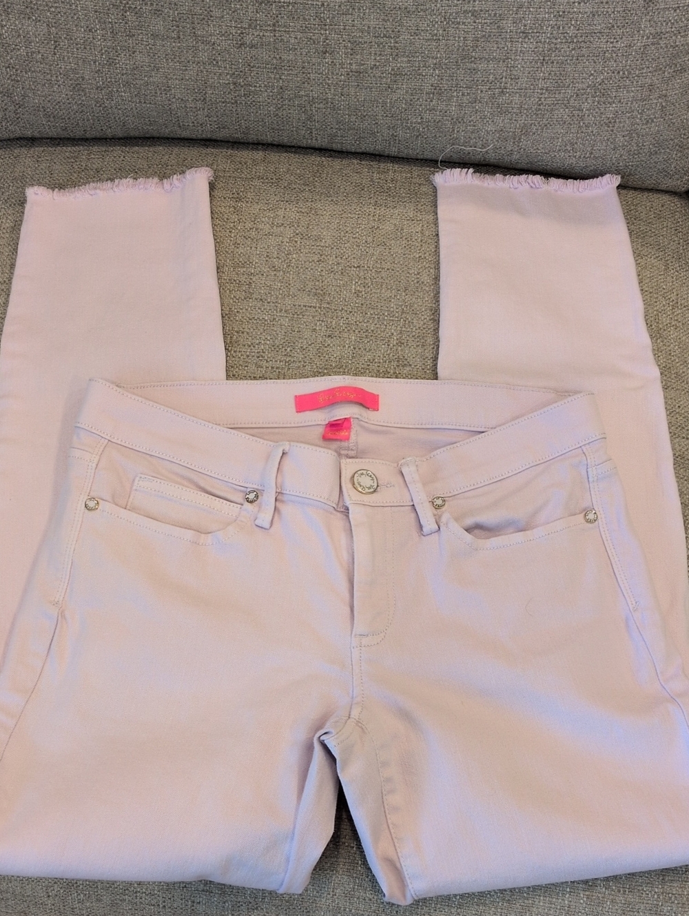 Lilly Pulitzer Skinny Jeans Lilac/Light Violet Size 6